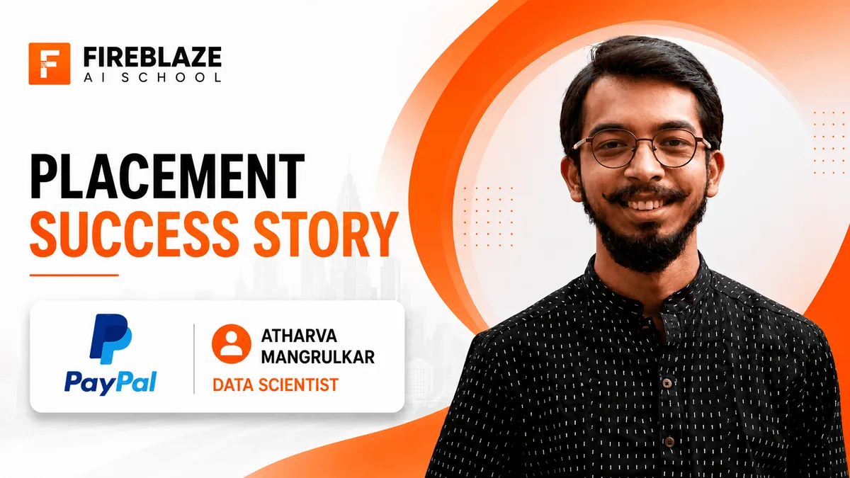 Atharva Mangrulkar's Placement Success Story: Securing a Data Scientist Role at PayPal