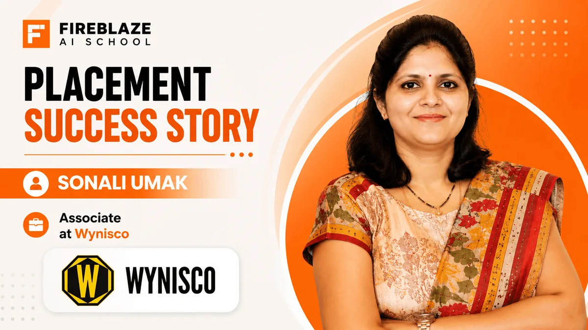 Sonali Umak's Career Success Story: Placed as Associate at Wynisco