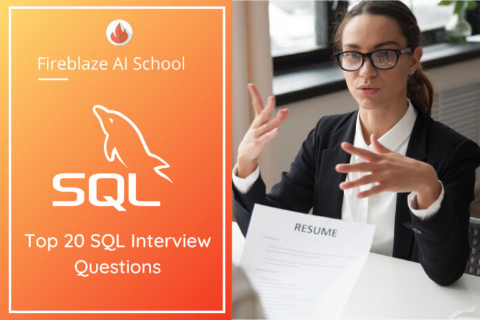 Top 20 SQL Interview Questions
